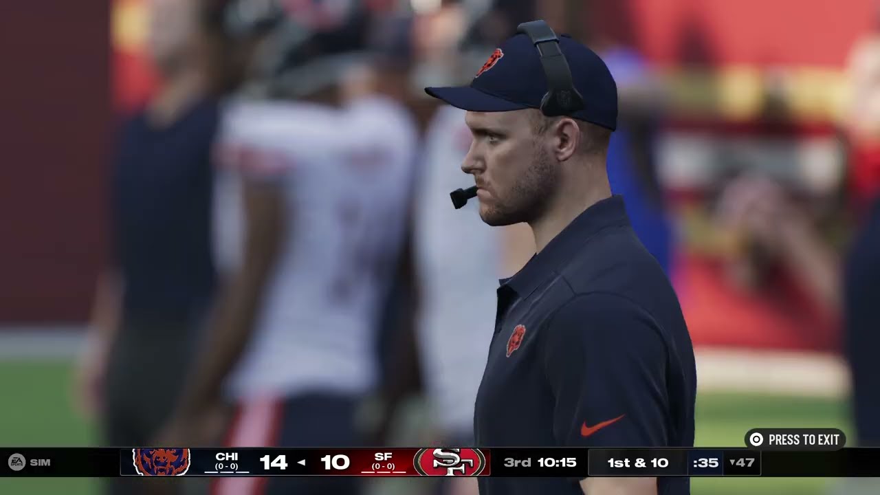 2027: Week 1 - Bears vs. 49ers 2nd Half