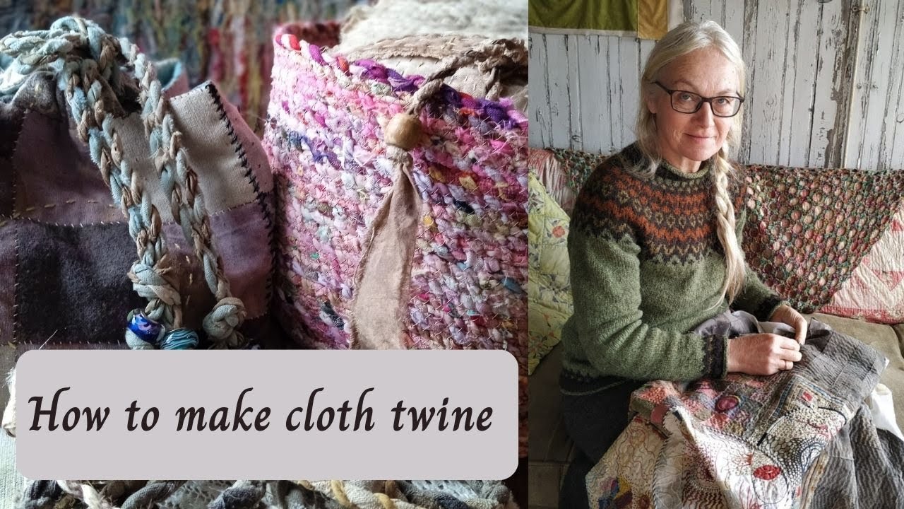Tutorial : How to make fabric twine