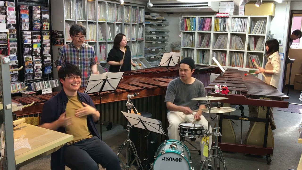 YOASOBI「アイドル」ドラマー海老原諒、異種パーカッショニスト斎藤優太の即興演奏とコラボする【KOMAKI MUSIC スタッフが】5オクターヴマリンバの【楽しさを伝えてみる】2024　Part3