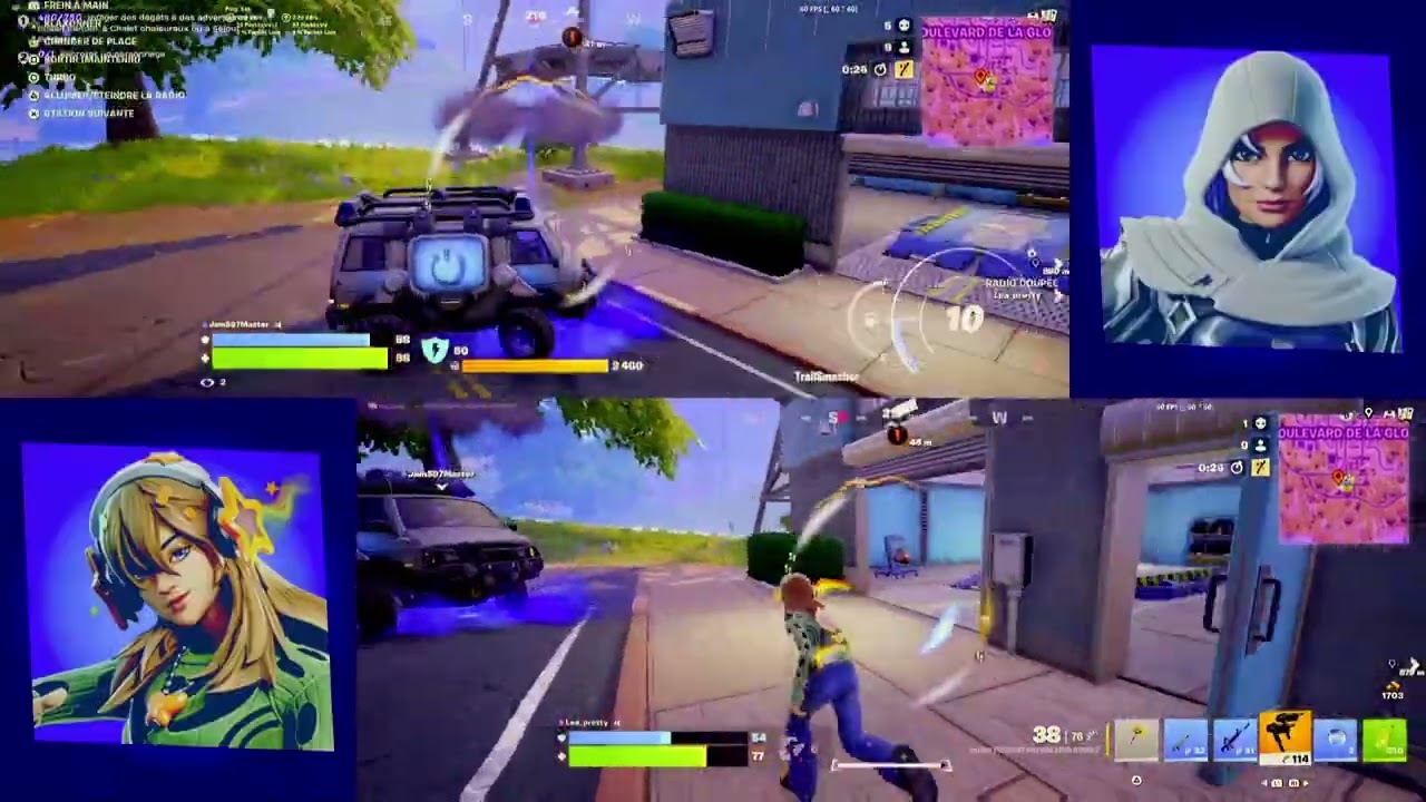Fortnite let's Play duo ep 7, elle couvre mes arrières.