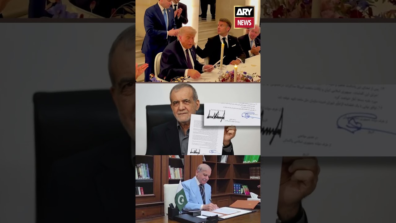 Historic Moment: US-Iran Sign Initial Peace Agreement; Pakistan Plays Mediator Role #shorts #iran