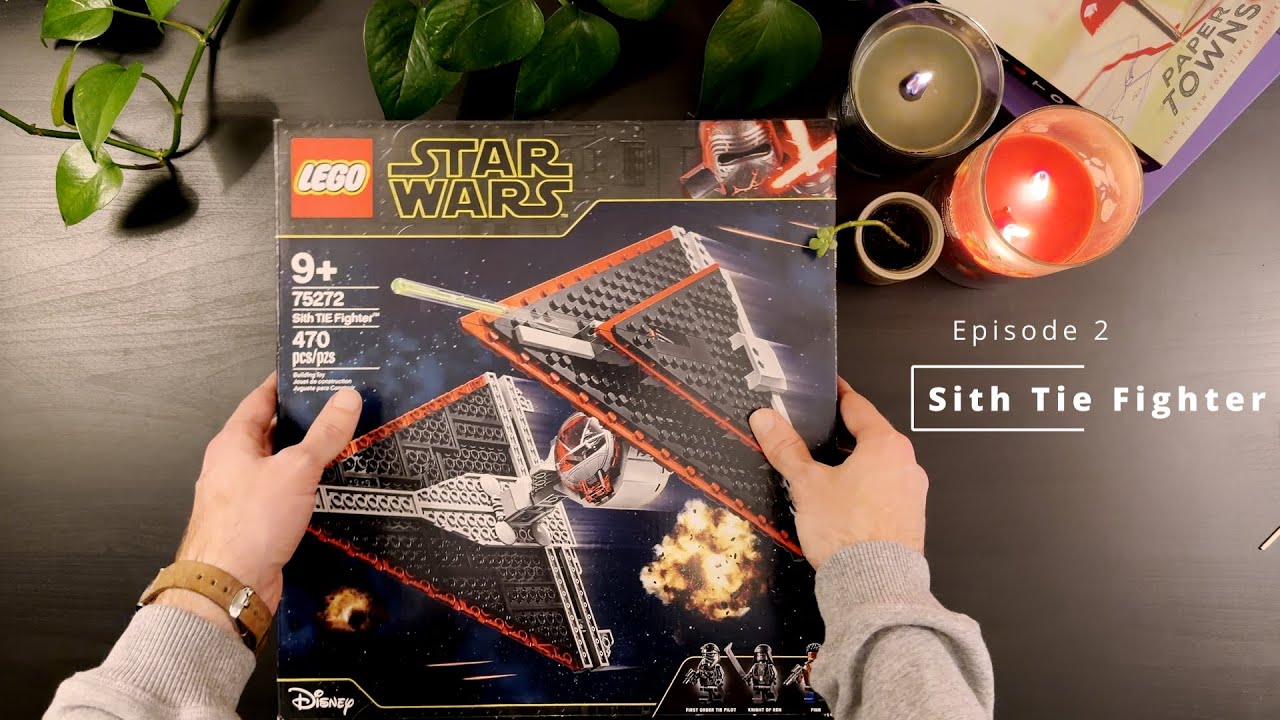 Calm Ambient Lego Building to Sleep or Study | Sith Tie Fighter 