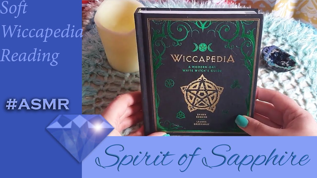 #ASMR Whispered Book Reading of Wiccapedia with Page Turning and Tapping