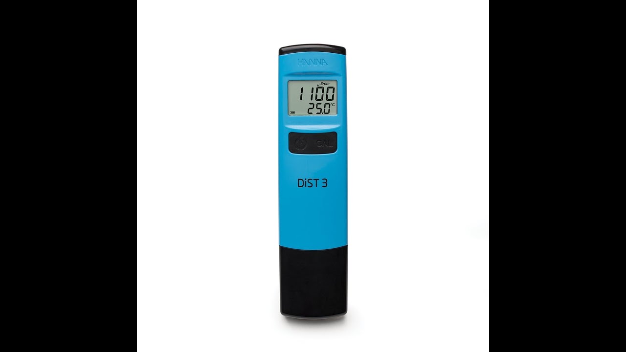 [HDSD] Hiệu Chuẩn Và Đo Độ Dẫn Điện - HI98303 Bút Đo Dist 3, Thang Thấp Từ 0 đến 2000 µS/cm