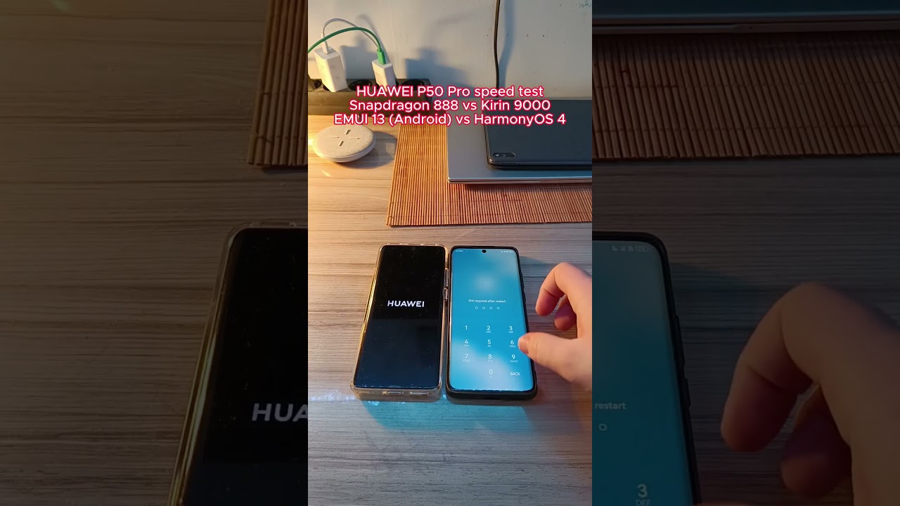 HUAWEI P50 Pro: Kirin 9000 vs Snapdragon 888 (EMUI 13 vs HarmonyOS 4) - speed test China vs Global