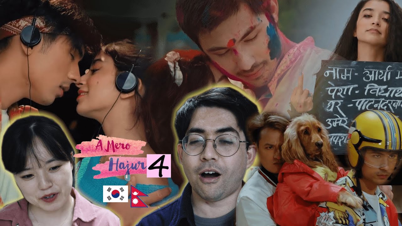 A Mero Hajur 4 Trailer Reaction ((Korean-Nepali 🇰🇷🇳🇵Couple's Reaction)