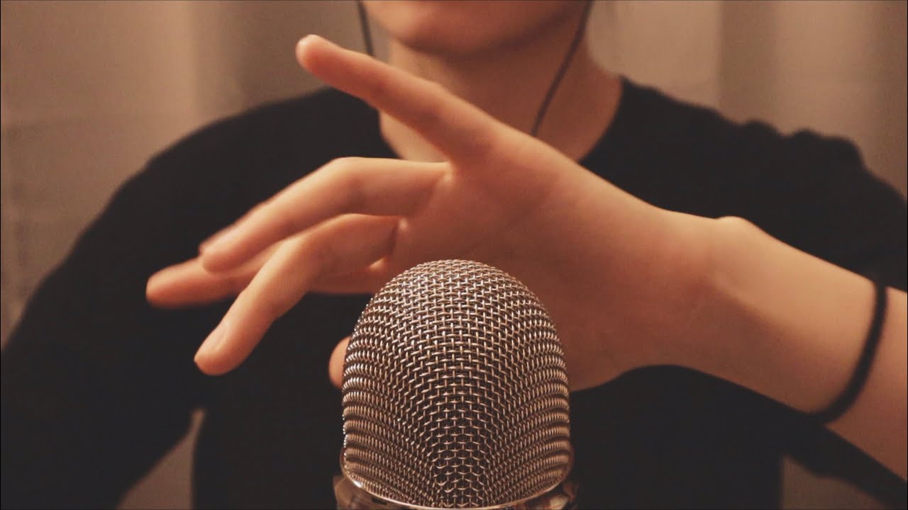 ASMR | HAND SOUNDS | Hand movements & Mouth sounds & Blowing | No talking
