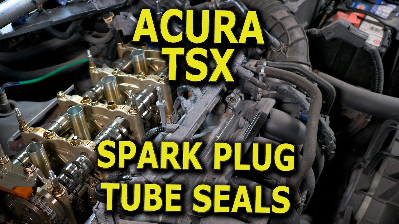 Acura TSX Spark Plug Tube Seals & Valve Cover Gasket replacement DIY