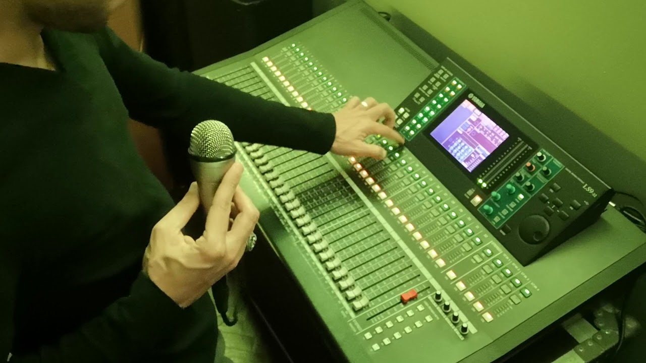 utilisation de la Yamaha LS9 facilement. طريقة استعمال نيميريك بطريقه الانالوجيك اسهط طريقة.