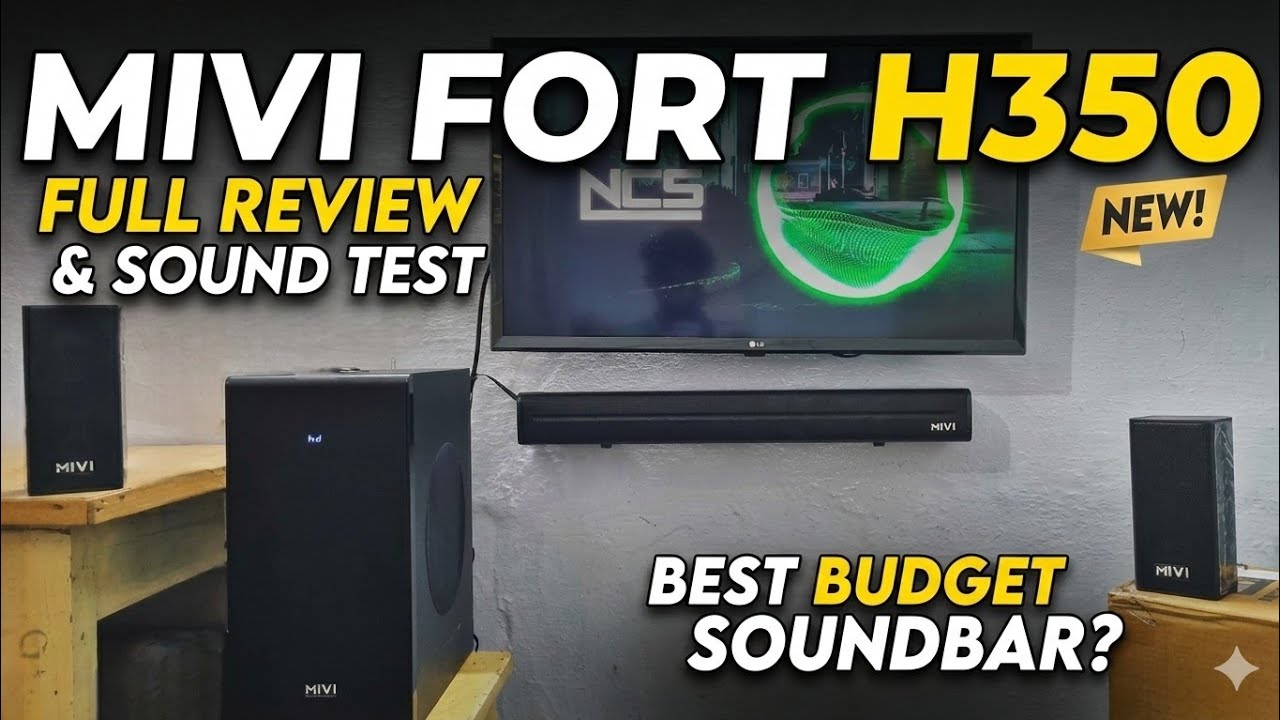 Budget killer soundbar at ₹5999 🔊 | Mivi Fort H350 unboxing and review in TAMIL