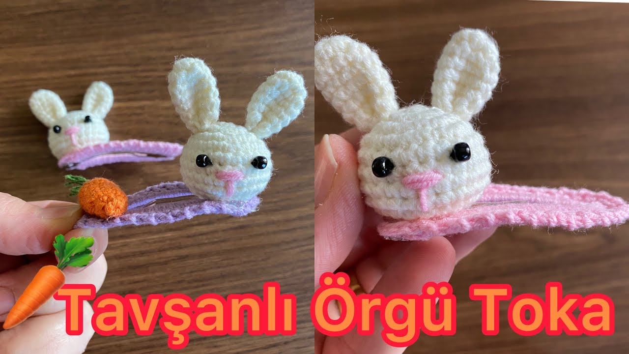 Tavşanlı Örgü Toka Yapımı | Bunny Knitting Buckle Making