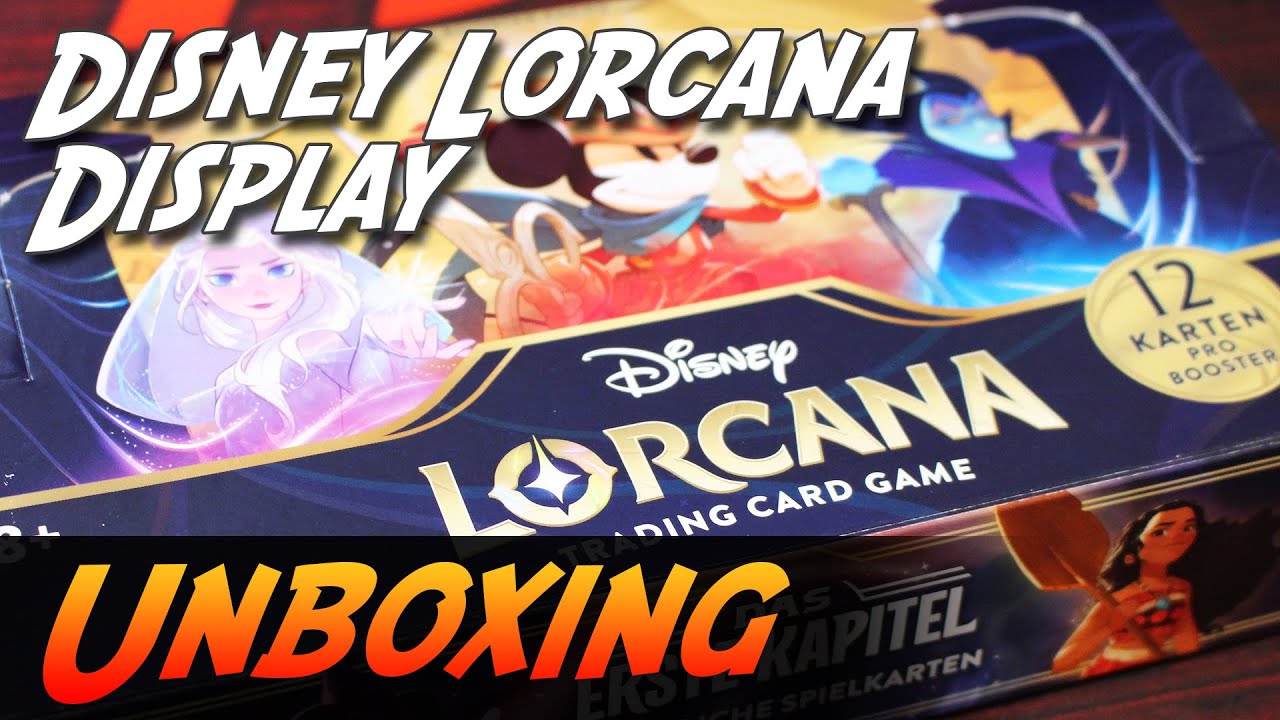Disney Lorcana Display "Das erste Kapitel" - Unboxing (Ravensburger)