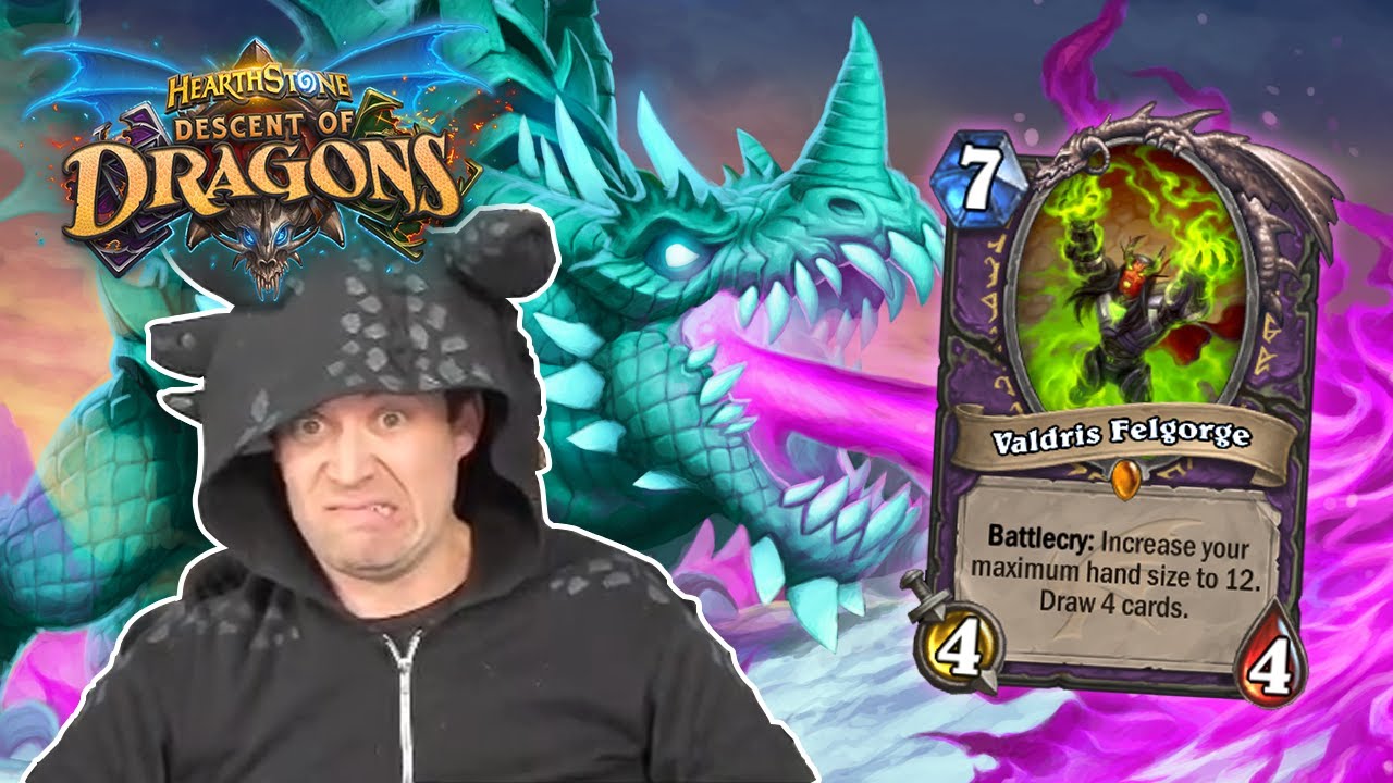 (Hearthstone) Dragon Handlock in Descent of Dragons!