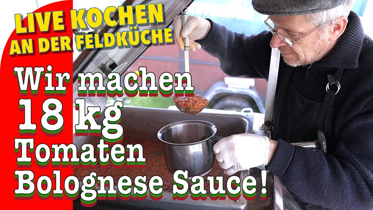 18kg Tomatensauce Bolognese aus der Feldküche