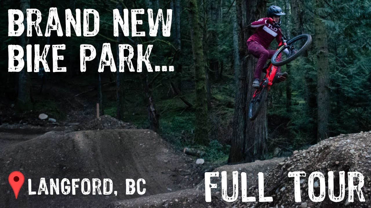 NEW MACHINE BUILT Mountain Bike Trails in Langford, BC - 4K // Jordie Lunn Gravity Zone // 2022