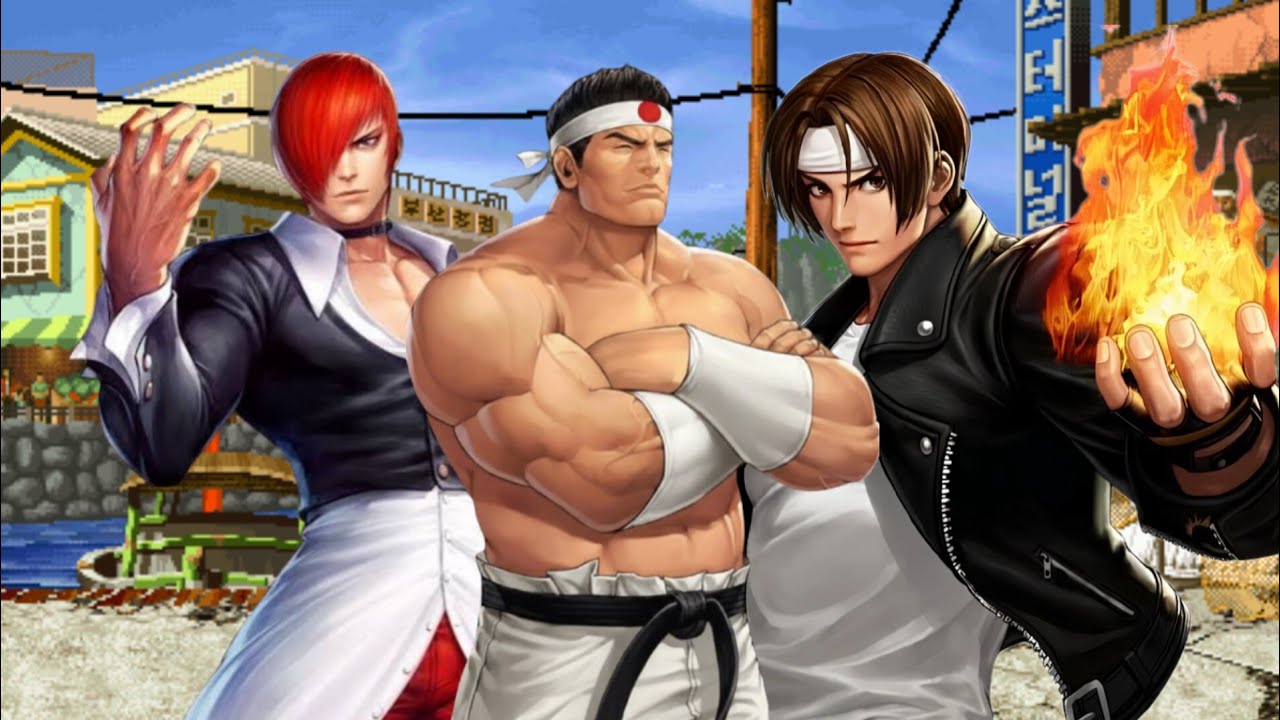 KOF 98 COMBO - iori Daimon Chris gameplay ( arcade game) 