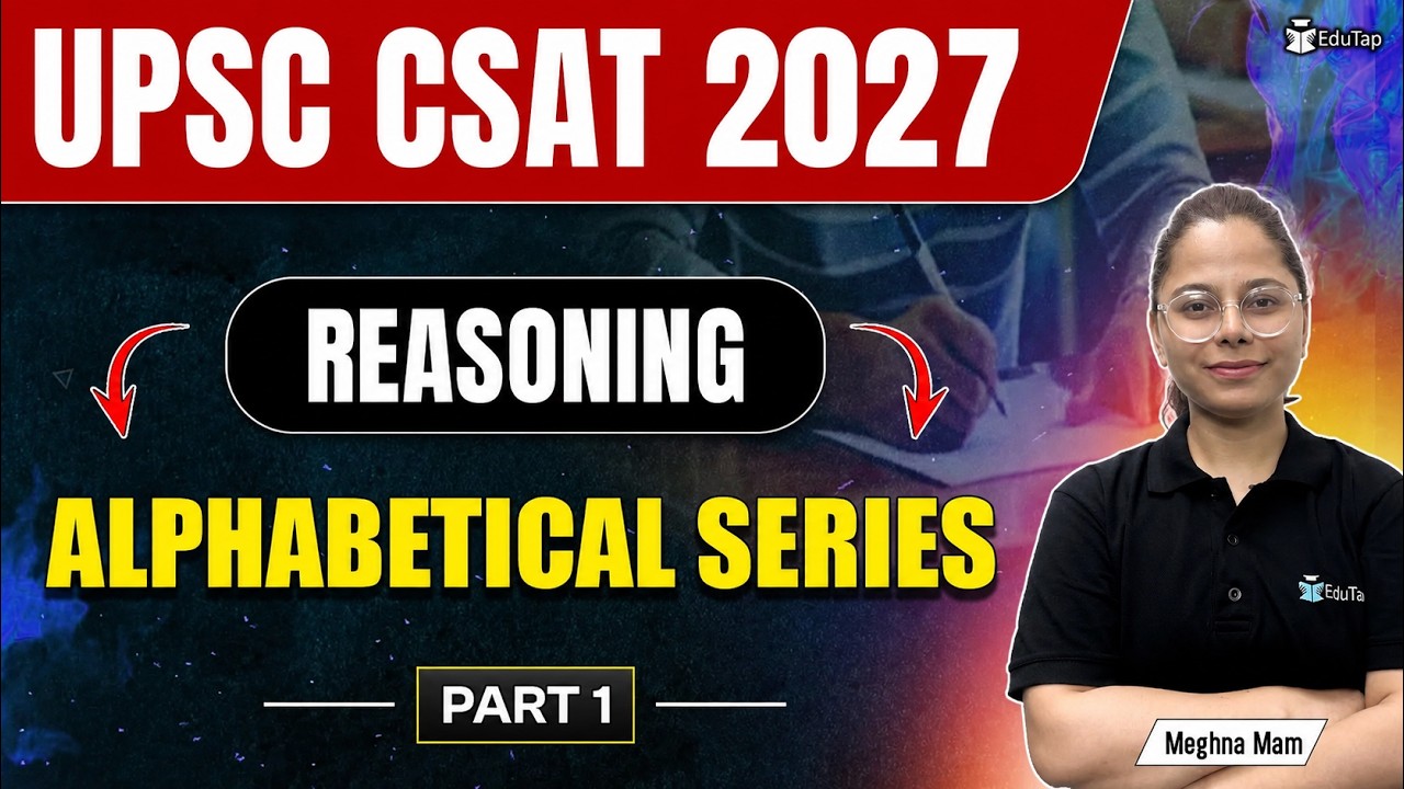 Alphabetical Series UPSC CSAT |CSAT Reasoning Syllabus Questions|CSAT Reasoning Question and Answers
