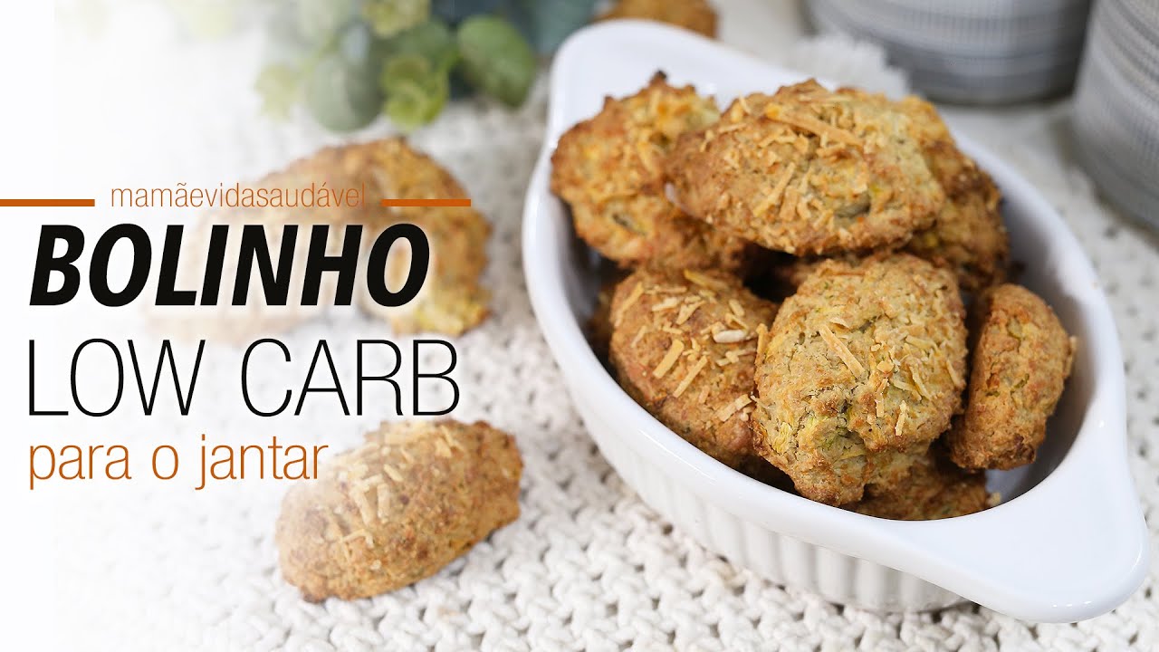 BOLINHO LOW CARB fácil e delicioso