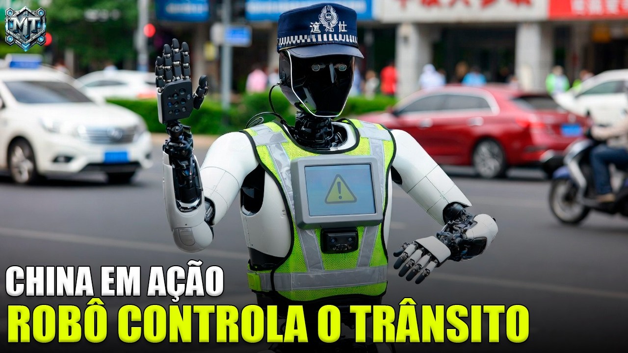 ROBÔ humanoide controla o TRÂNSITO na CHINA!