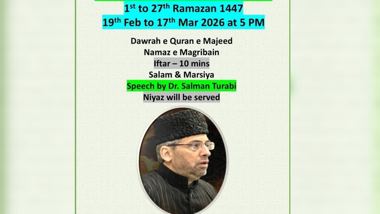 🔴Live | Topic - Qalb e Mohammed s.a.w.w | Dr. Salman Turabi | Hussainiyah Passmore