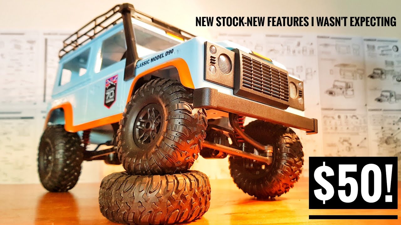 Unboxing, Review & Test MN 99 2.4G 1/12 4WD RTR Crawler RC Car Off-Road Truck Land Rover Defender.