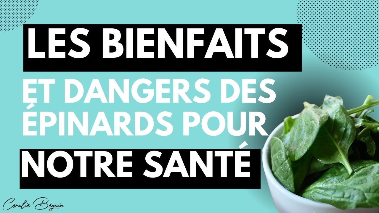 Quels sont les BIENFAITS et DANGERS des EPINARDS pour notre santé et digestion ? | Coralie Béguin