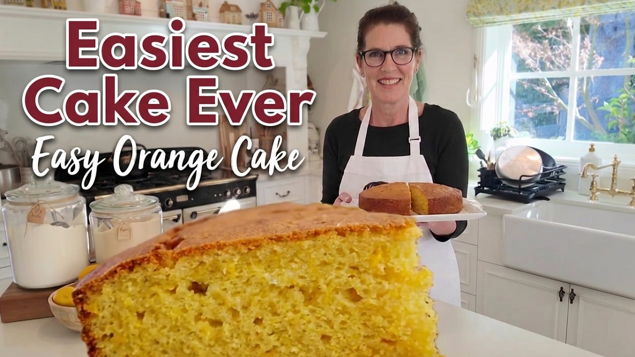 The Easiest Cake Ever! Easy Orange Cake