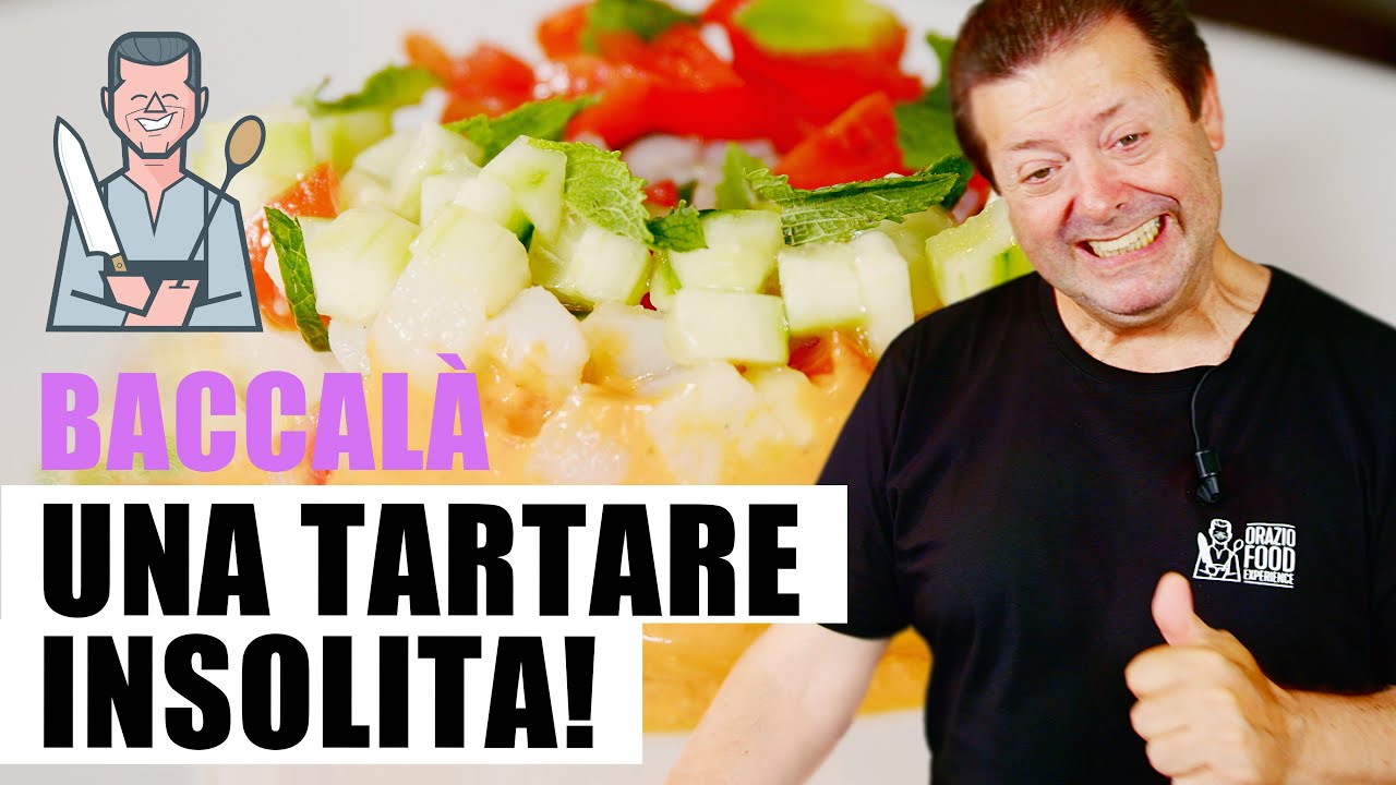TARTARE DI BACCALÀ - GRANDE ANTIPASTO! Ottimo anche come secondo