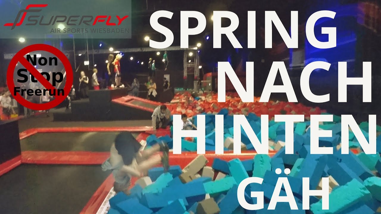 Trampolinhalle Superfly Wiesbaden -Nonstop Freerun-