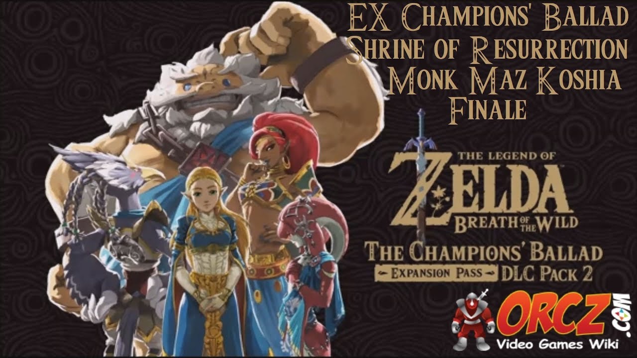 Breath of the Wild Champions' Ballad Monk Maz Koshia Battle Gameplay Walkthrough