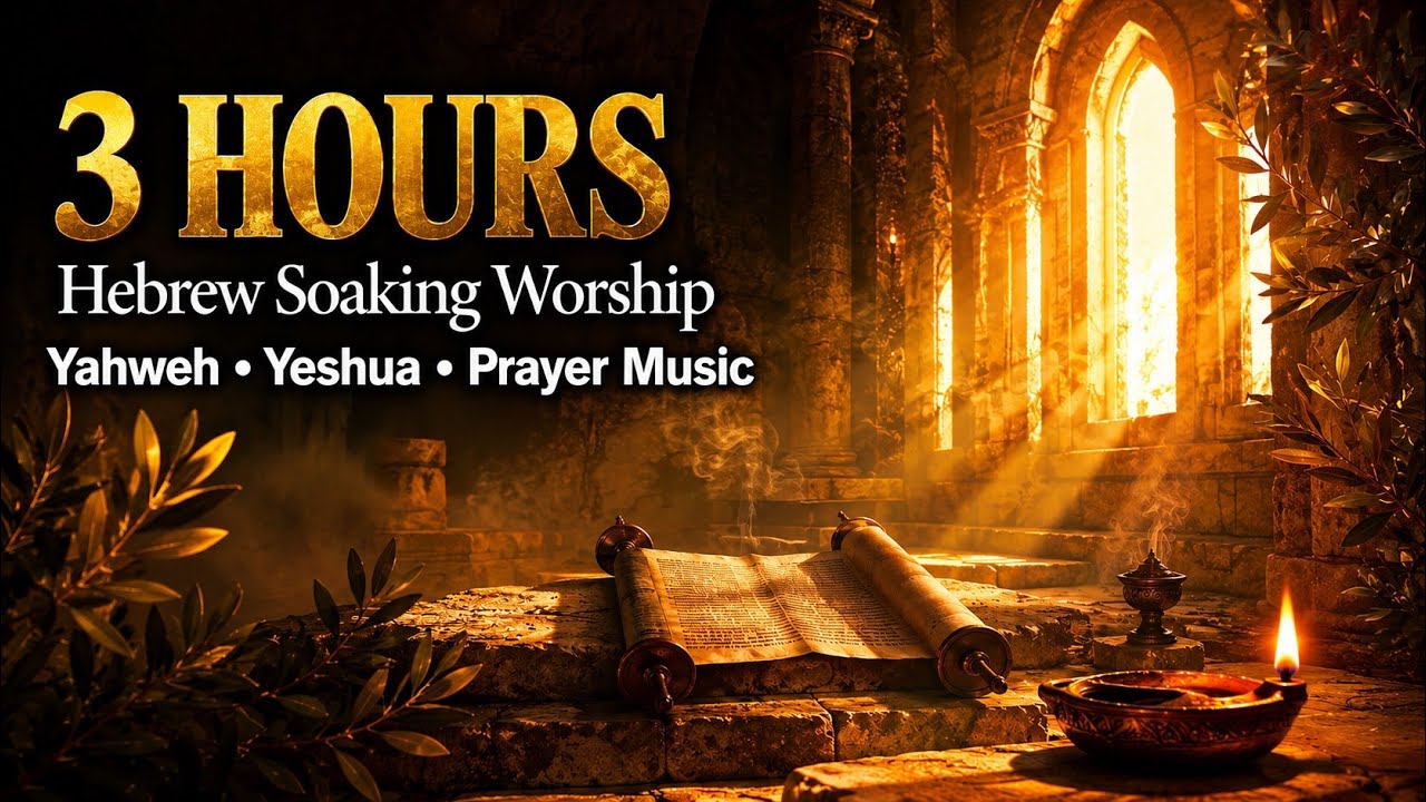 3 HOURS Hebrew Soaking Worship | Yahweh, Yeshua Prayer Music | Peace, Rest, Presence of God