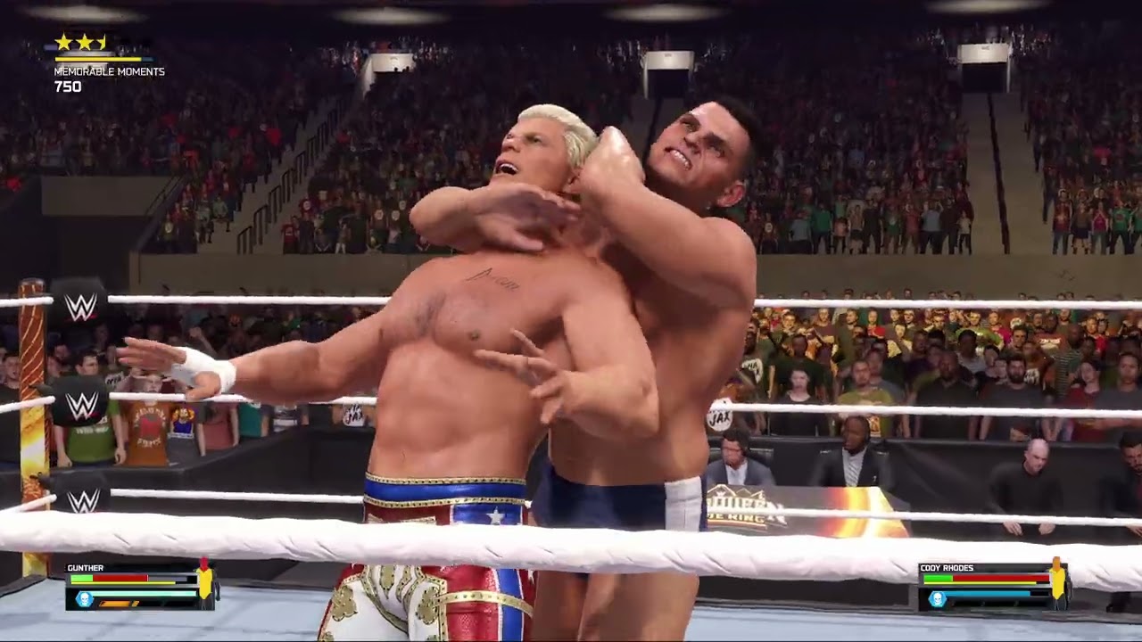 King of the Ring Semi Finals Gunher vs Cody Rhodes WWE 2K25 Universe Mode