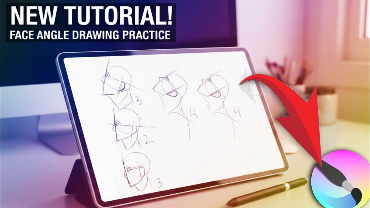 New Tutorial! Face Angle Drawing Practice 🎨✏️ 
