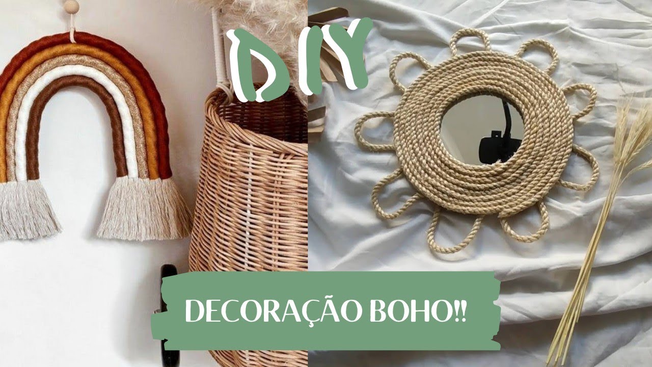 DIY - DECORAÇÃO ESTILO BOHO #6 - Gisele Souza