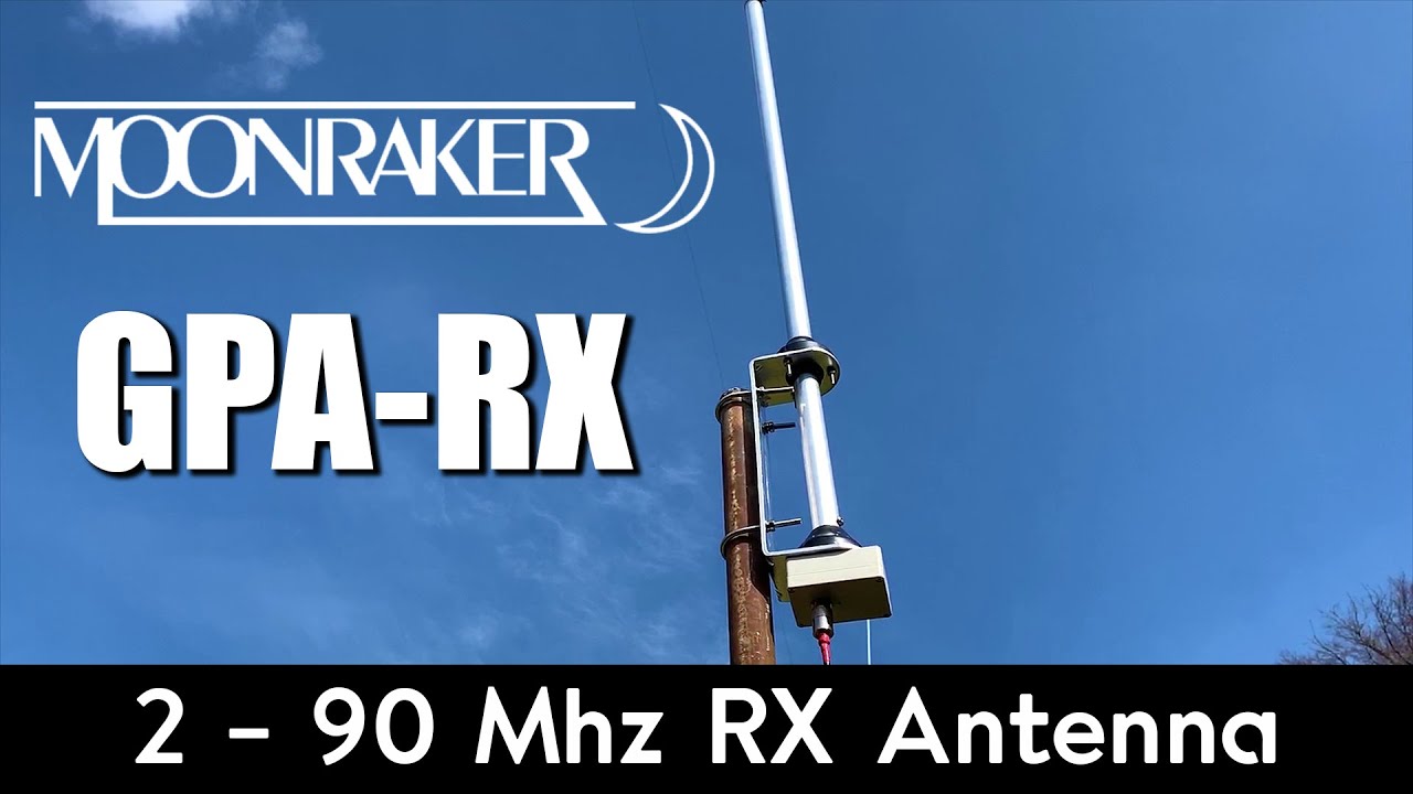 Moonraker GPA-RX HF Antenna 2 - 90 Mhz