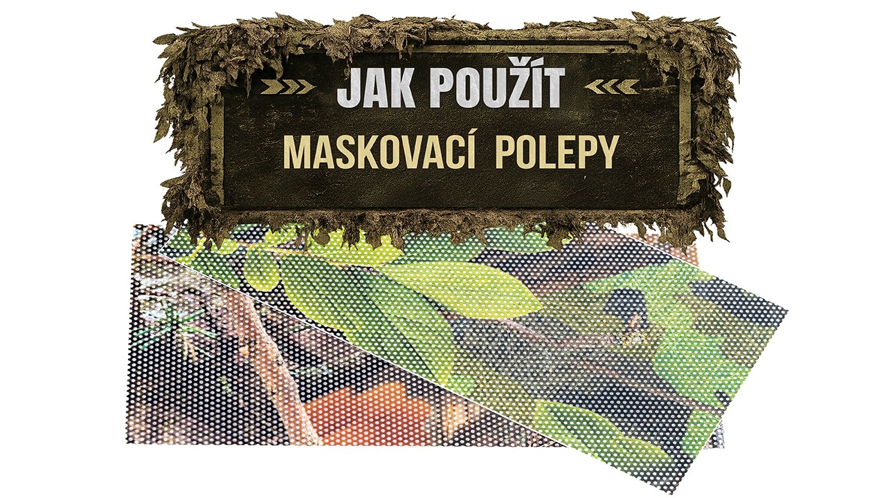 Maskovací polepy - návod/tutorial CZ BALISTA (maskovací komponenty)