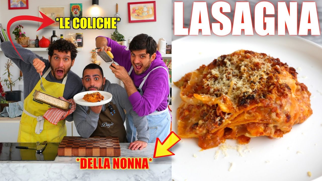 FACCIO LA LASAGNA CON LE COLICHE 😳😋