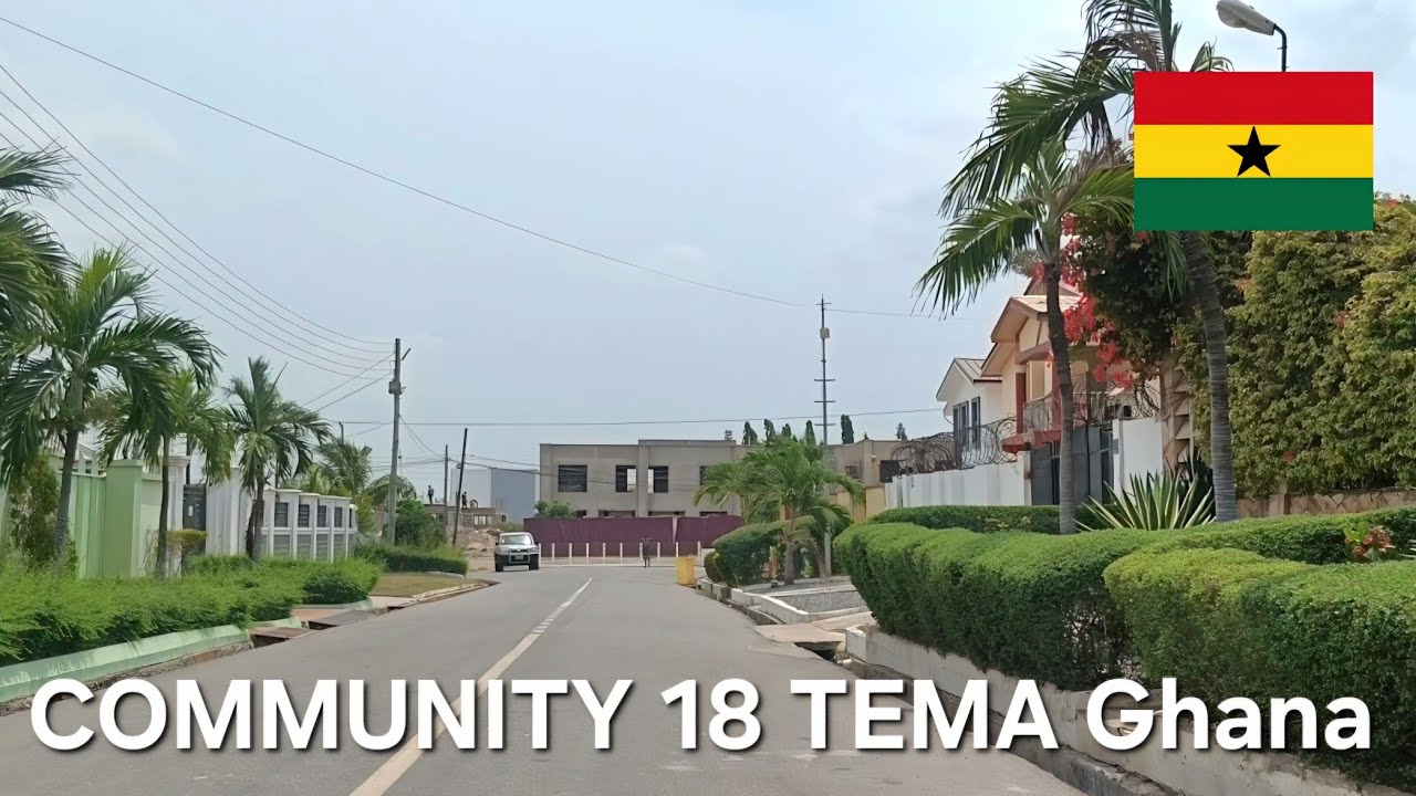 Beautiful tour of Tema community 18, 20 and Lashibi Neighbourhood in Ghana 🇬🇭 will amazed you 