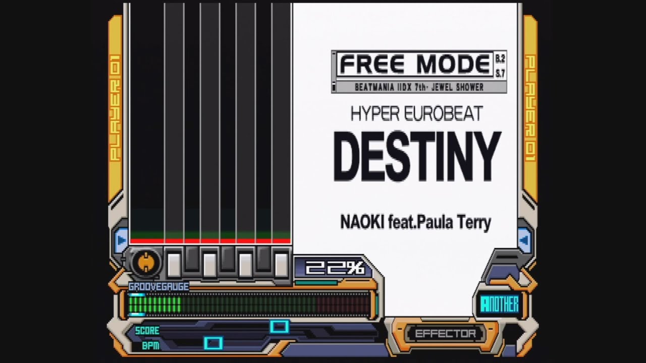 [60fps] DESTINY (SPA) / AutoPlay / NAOKI feat.Paula Terry / CS beatmania IIDX 7th style