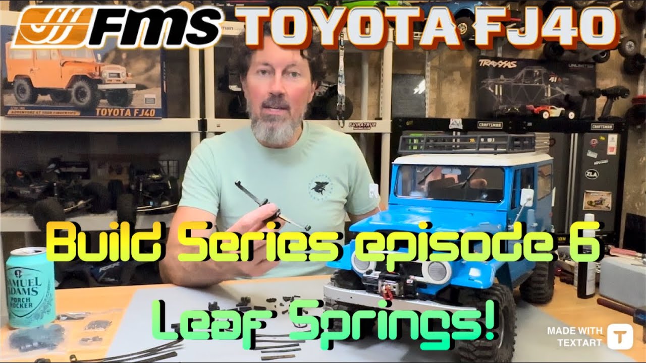 FMS Toyota FJ40 Build Series, эпизод 6. Переделка рессорной подвески