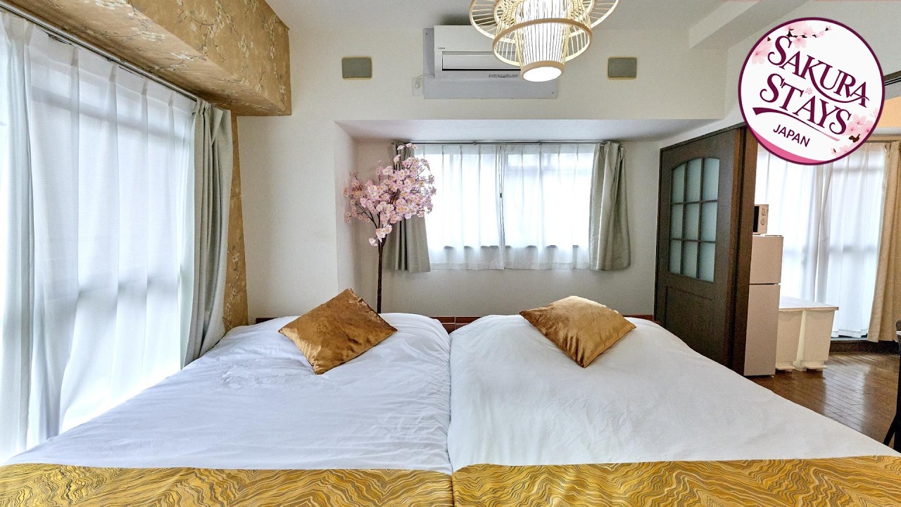 XS24【Nagahoribashi Station 4 mins】1DK/Max 4ppl | Osaka, Japan | Hotel Review 🌟