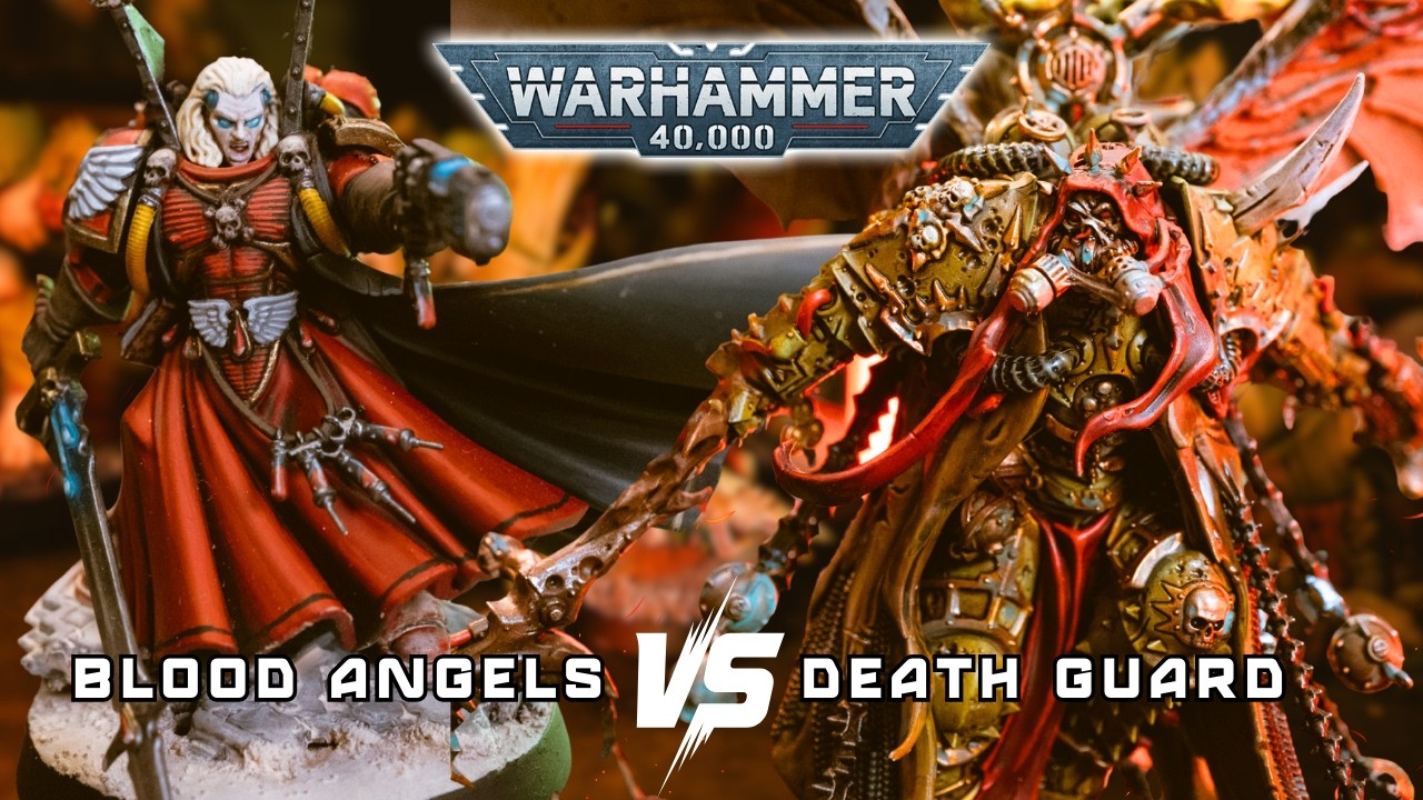 Blood Angels vs Death Guard / Warhammer 40,000 Battle Report