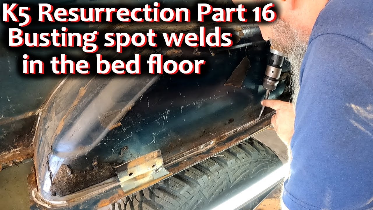 K5 Blazer Resurrection Part 16 - Finishing up removing the old rusty bed floor.