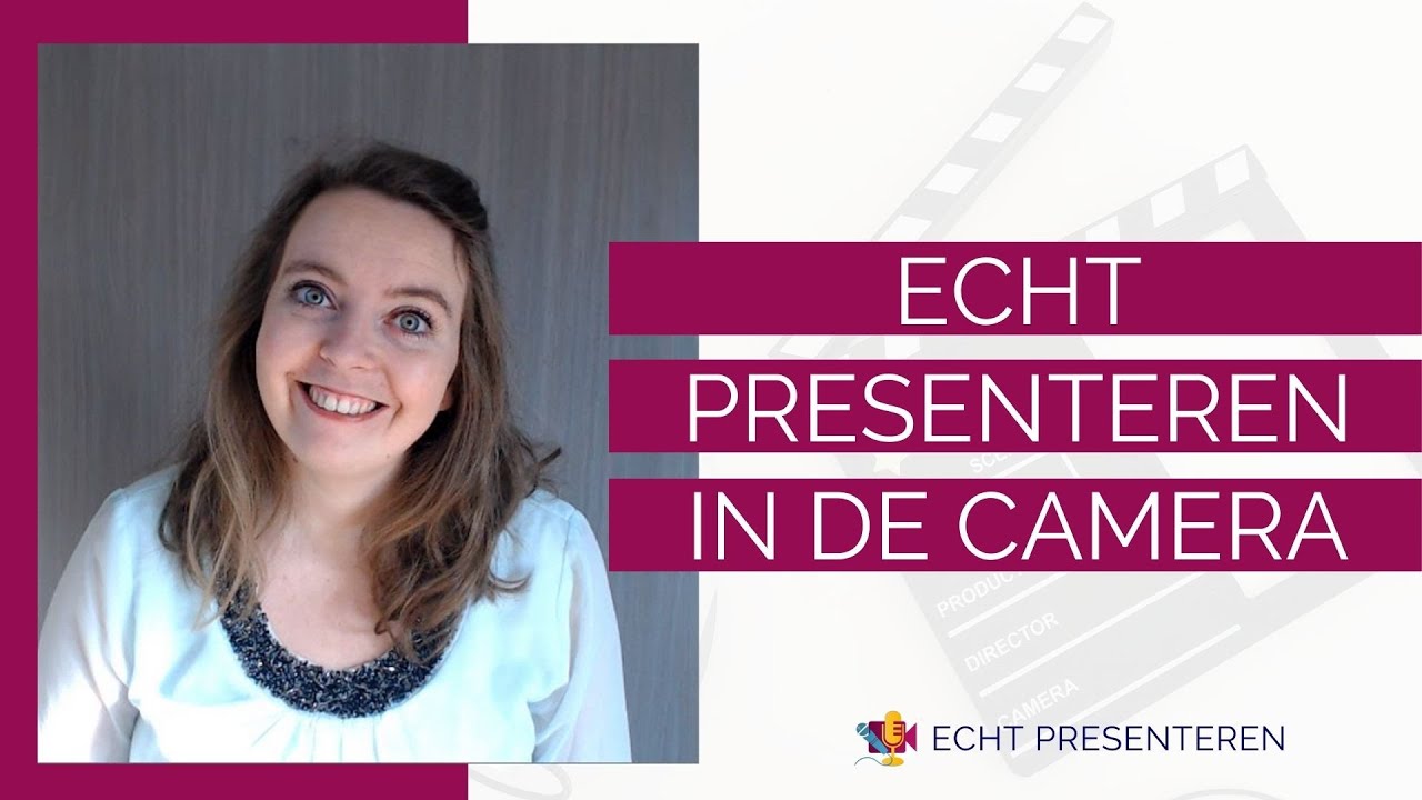 Echt presenteren in je eigen video opname, hoe doe je dat? | Echt Presenteren
