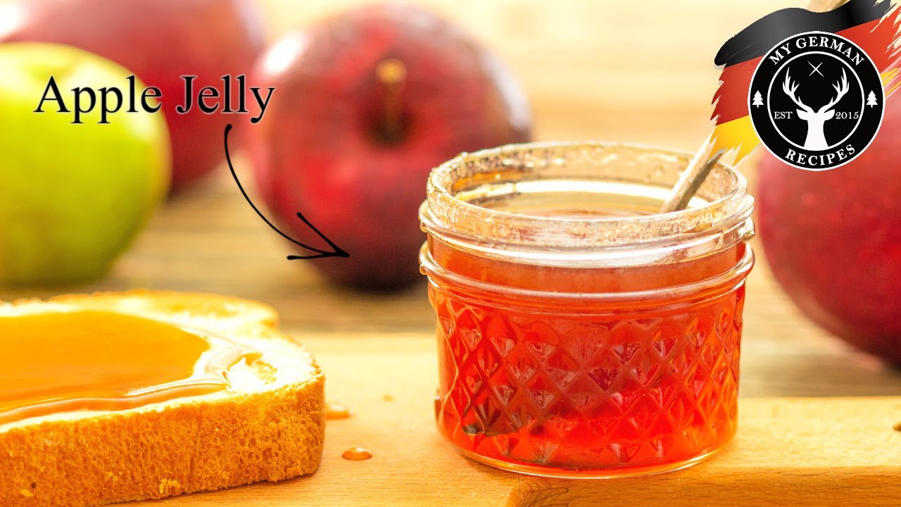 My famous Apple Jelly (Jam) / Apfel Gelee ✪ MyGerman.Recipes