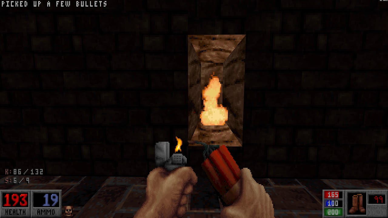 Blood (BloodGDX) - E1M5 Hallowed Grounds - All Secrets - Well Done - 2160p 4K