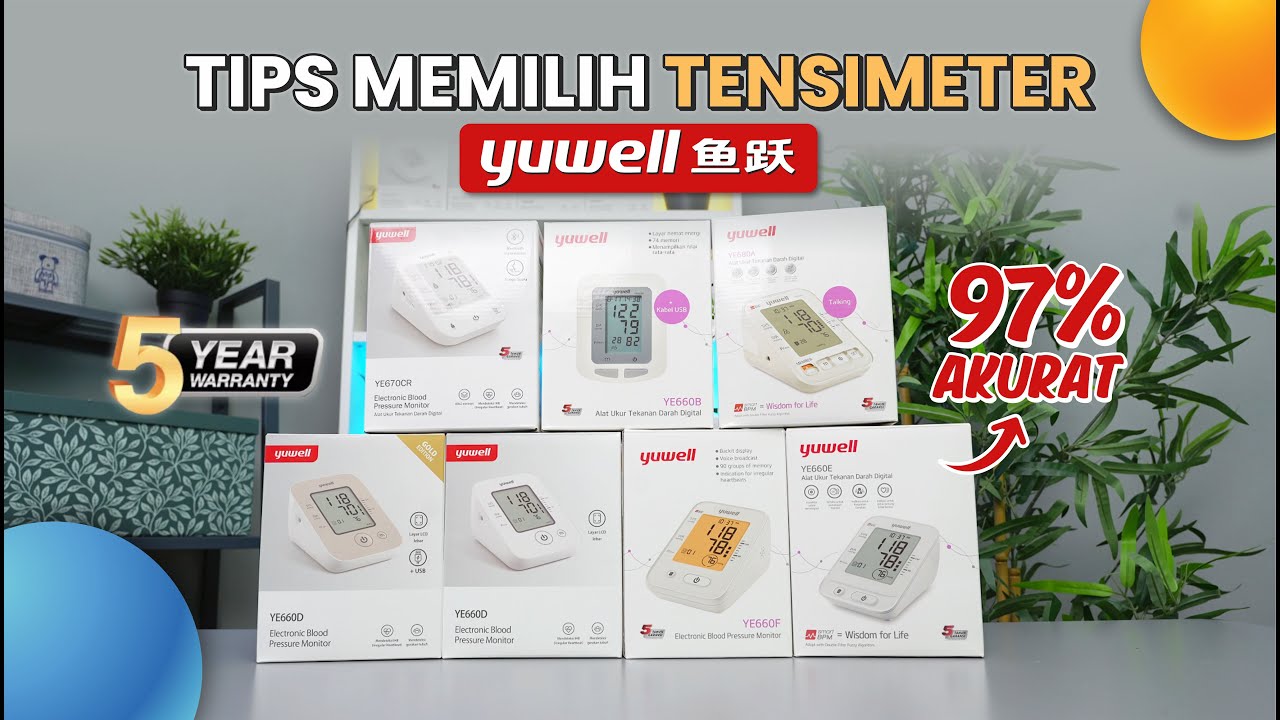 ✅ Perbedaan 6 Tensimeter YUWELL & Tips Memilih Tensimeter Digital