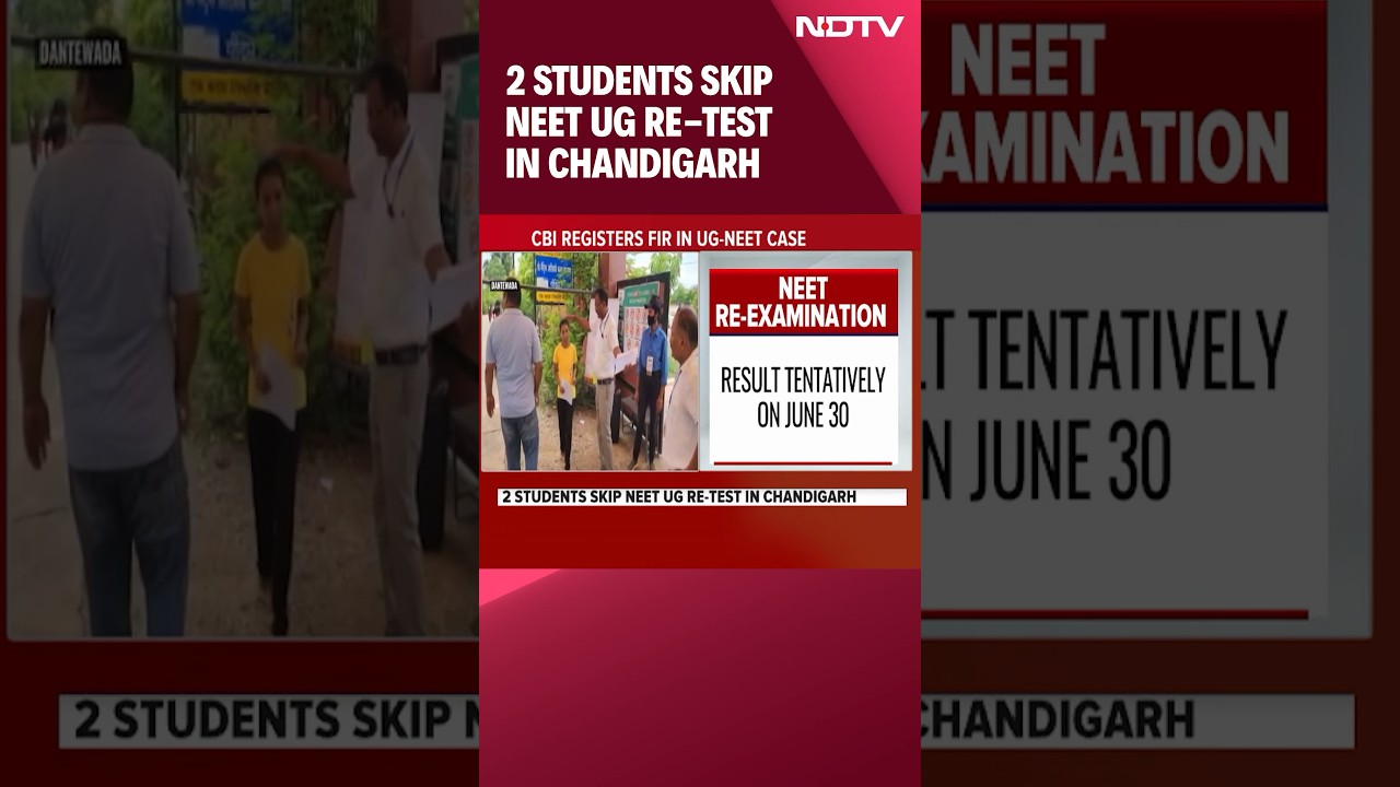 NEET Retest | Exam Centre Prepped For NEET-UG Retest Of 2 Students. They Didn't Turn Up
