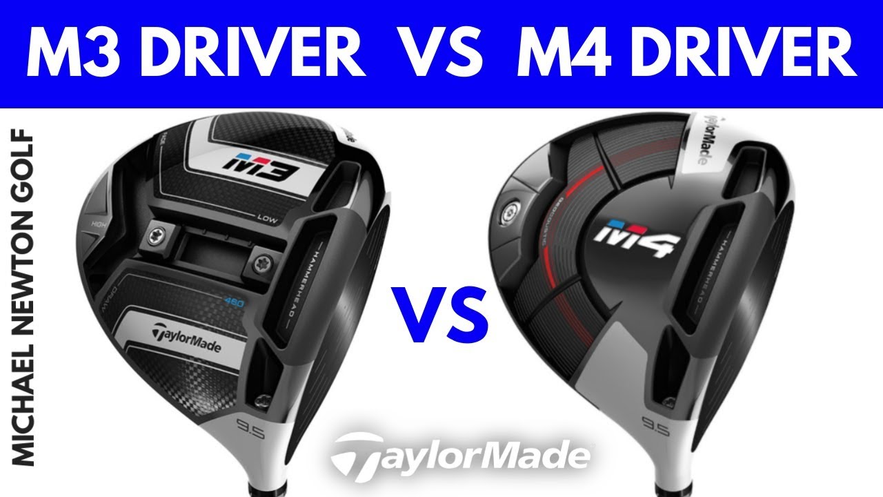 TaylorMade M3 Driver VS TaylorMade M4 Driver Head To Head