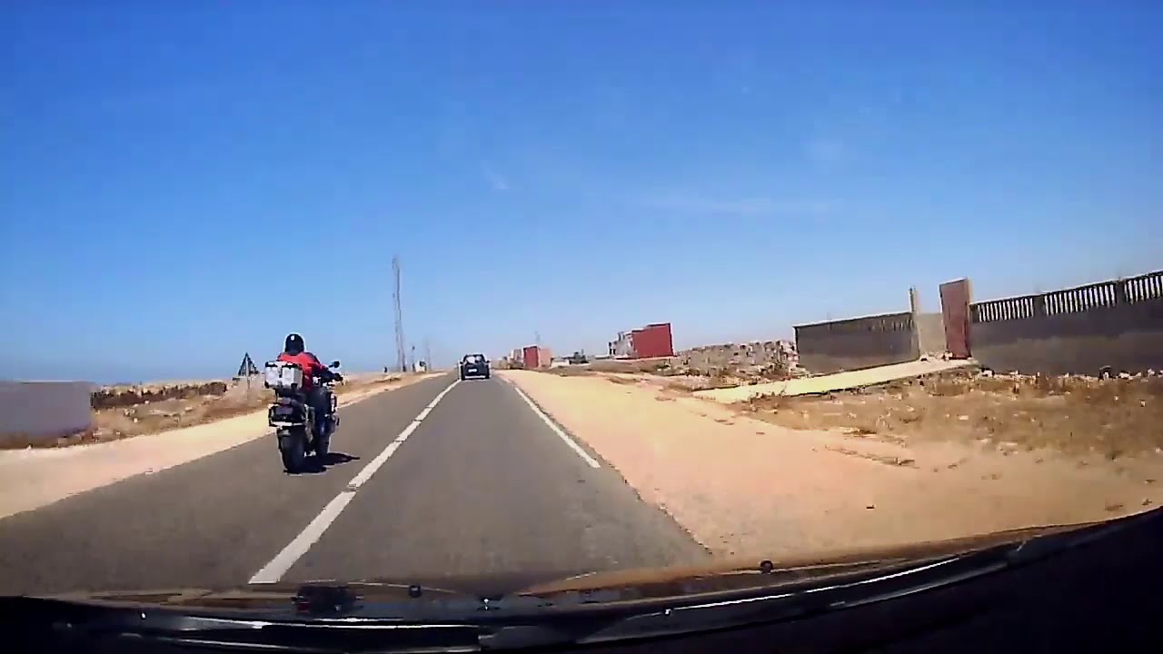 Route pitoresque sur l'atlantique entre safi et el oualidia